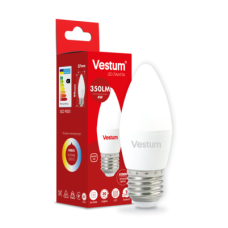 Світлодіодна лампа Vestum C37 4W 4100K 220V E27 1-VS-1305